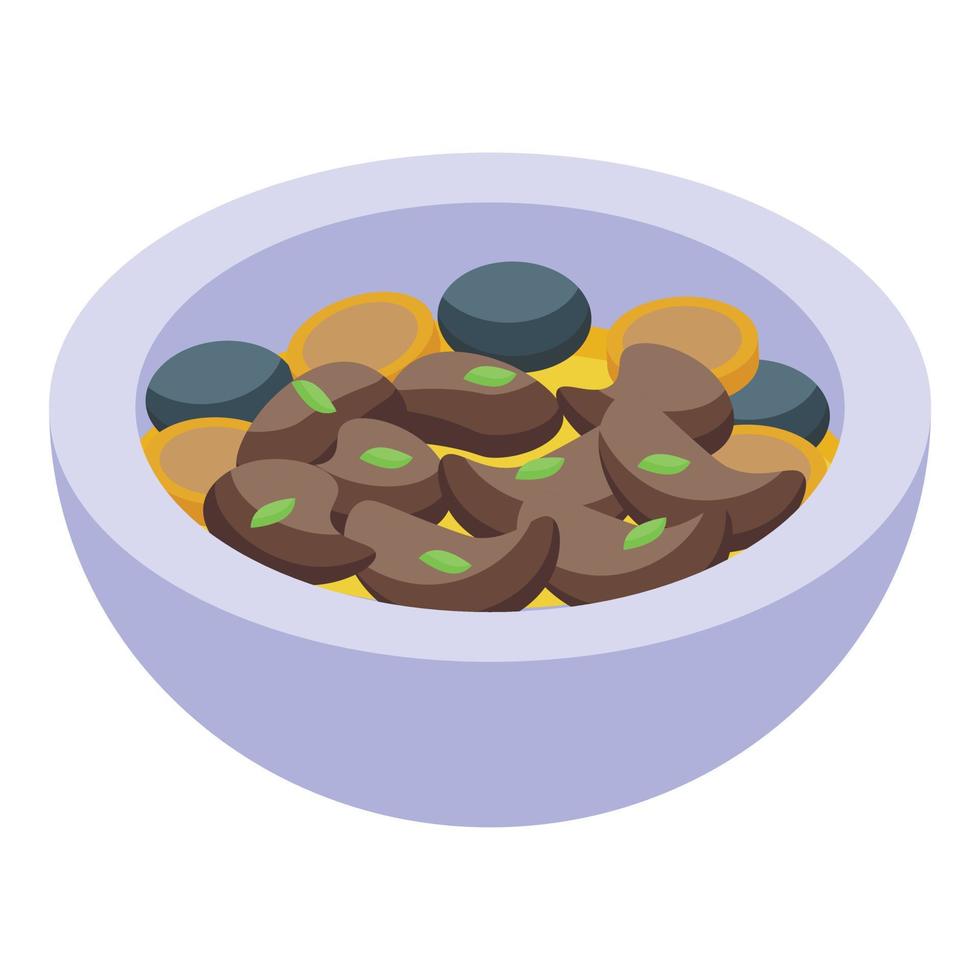 Portuguese cuisine icon isometric vector. Portugal food vector