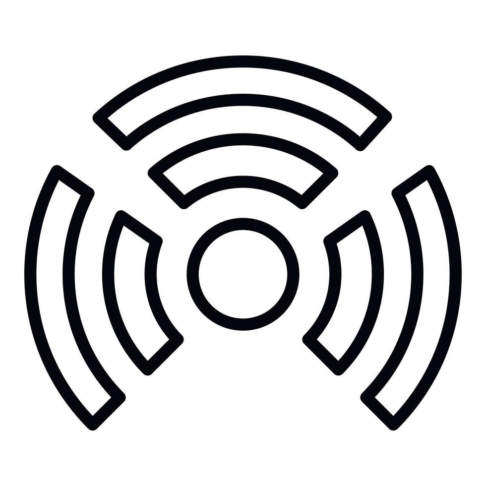Ancient amphitheater icon outline vector. Building work vector