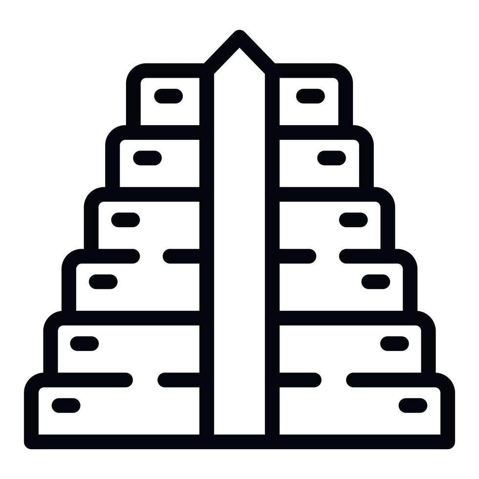 Population growth infographic icon outline vector. Human team vector