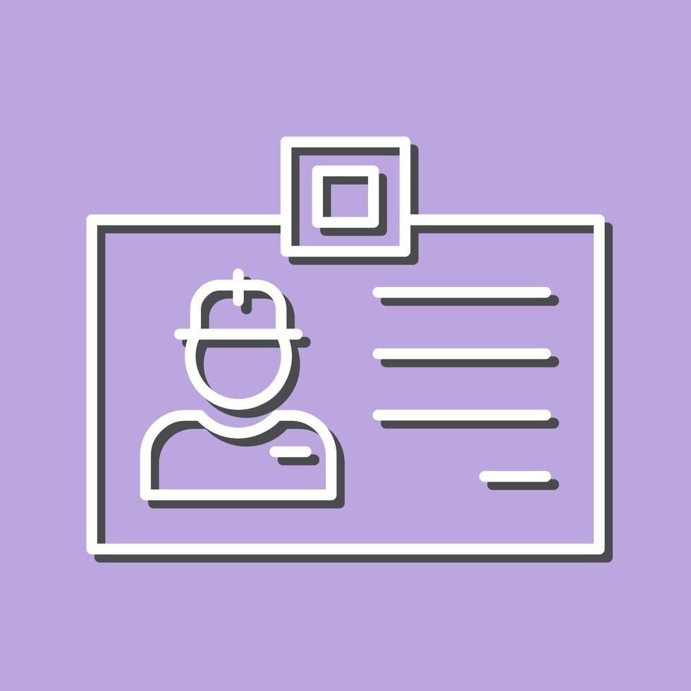 Identity Card Vector Icon
