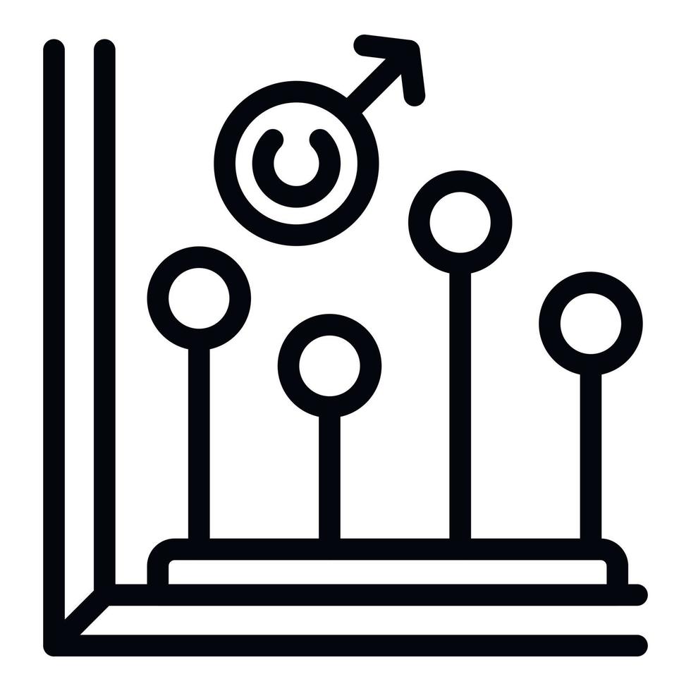 Copyright data icon outline vector. Human team vector