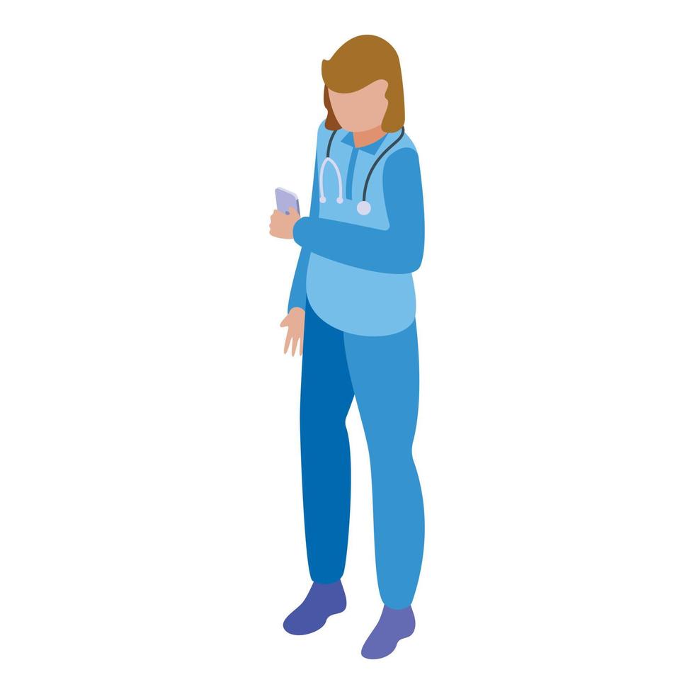 Diet trainer icon isometric vector. Healthy app vector