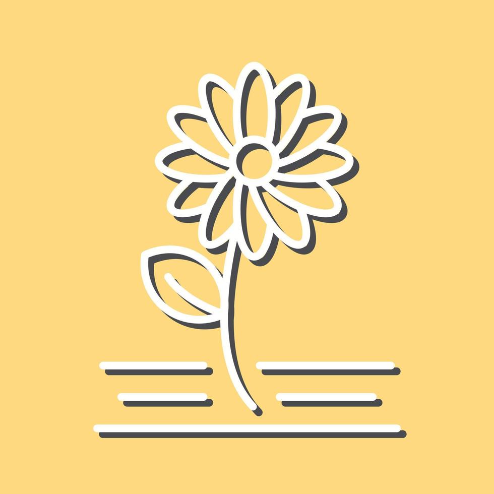 icono de vector de flores