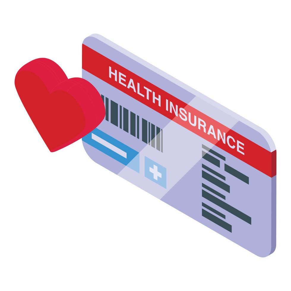 Medical insurance icon isometric vector. Health doctor vector