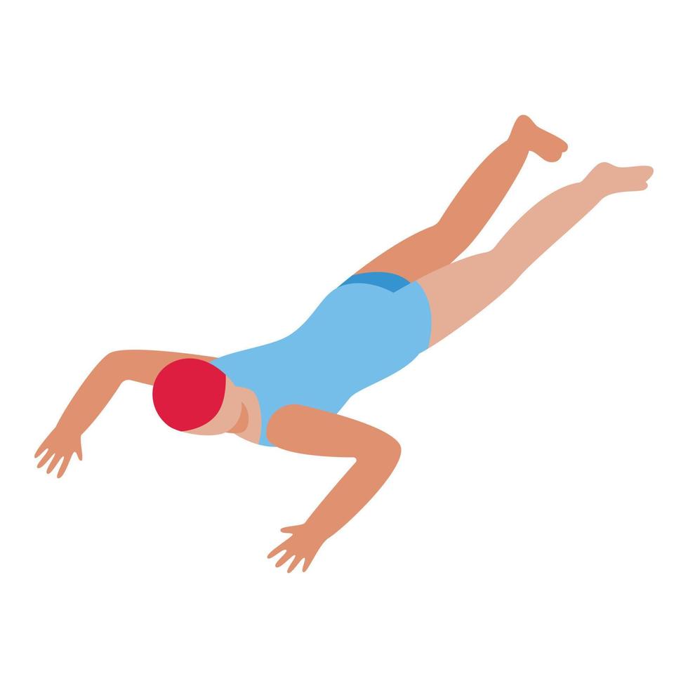 Holiday swim icon isometric vector. Summer pool vector