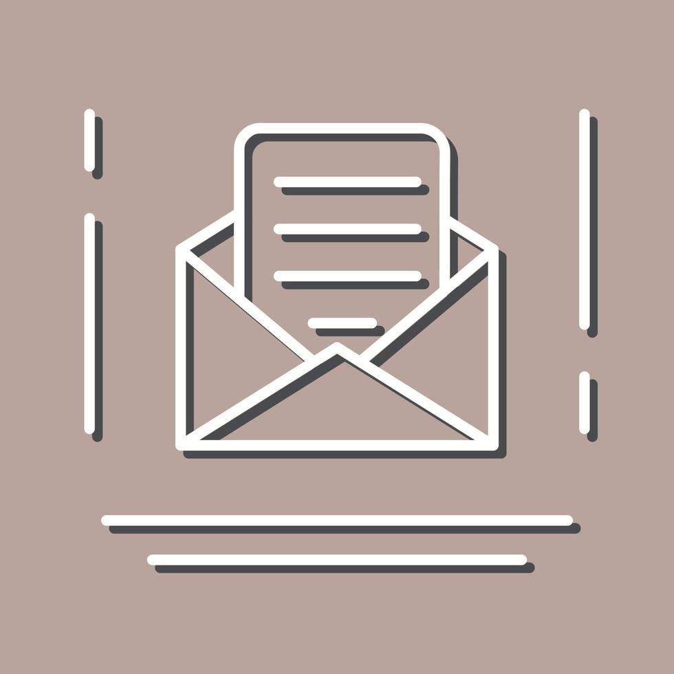 icono de vector de correo electrónico