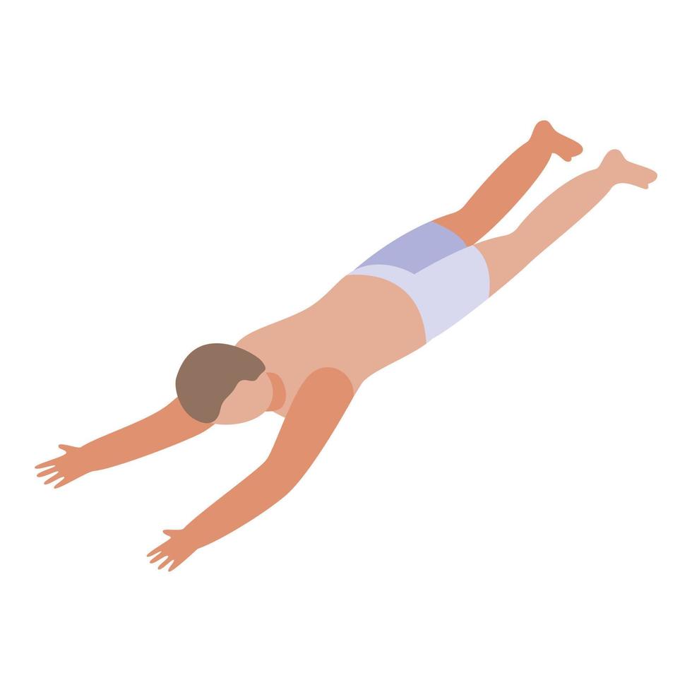 Fun swim icon isometric vector. Water beach vector