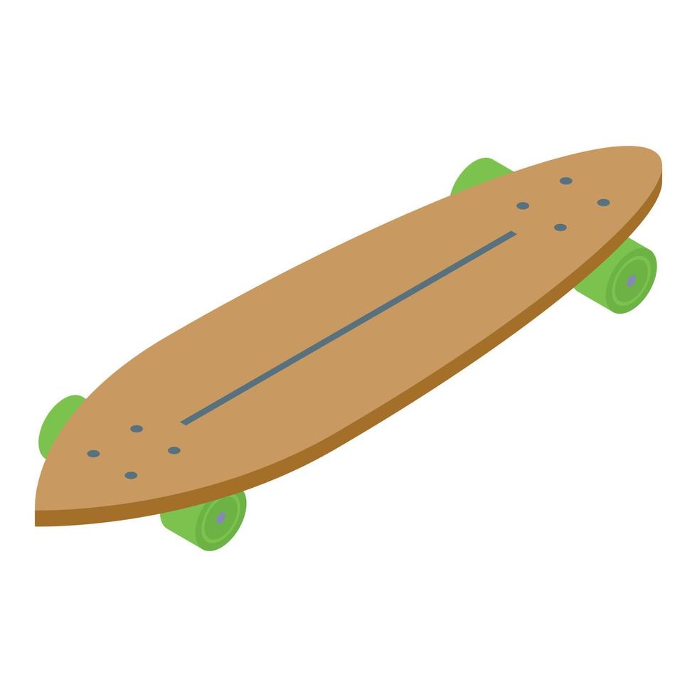 Classic style icon isometric vector. Skate equipment vector