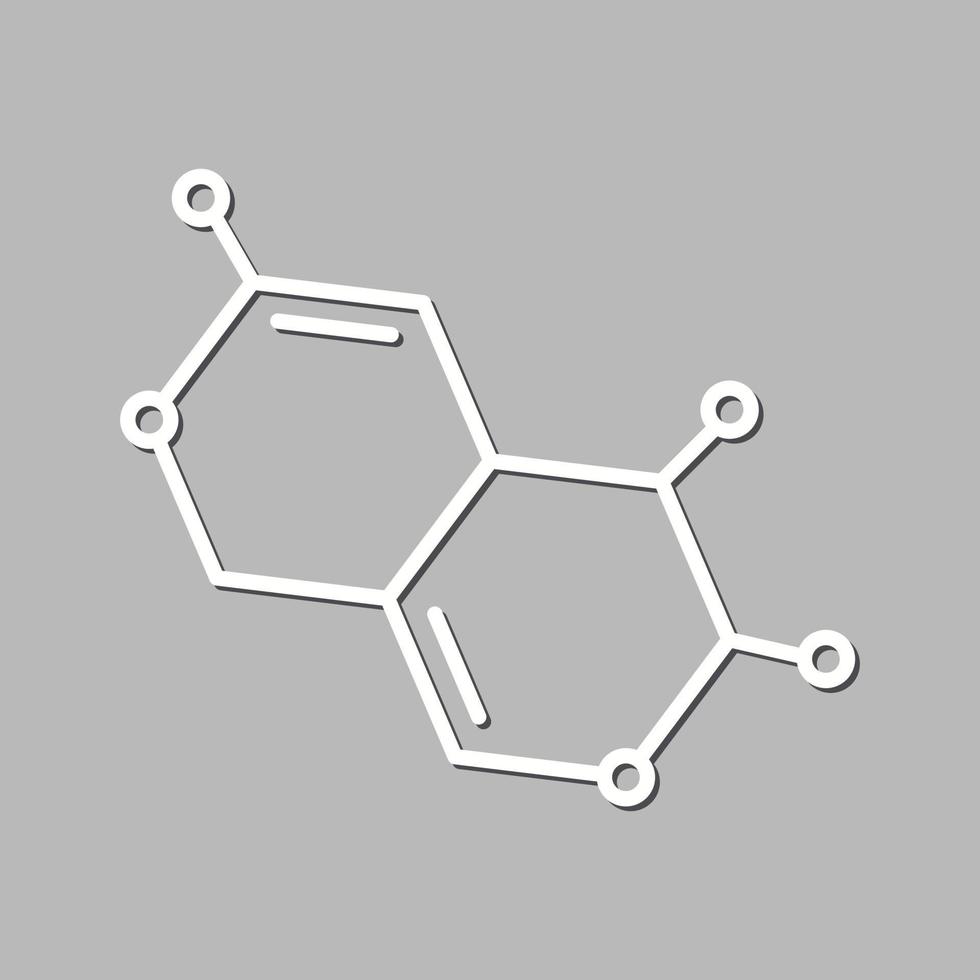 icono de vector de molécula