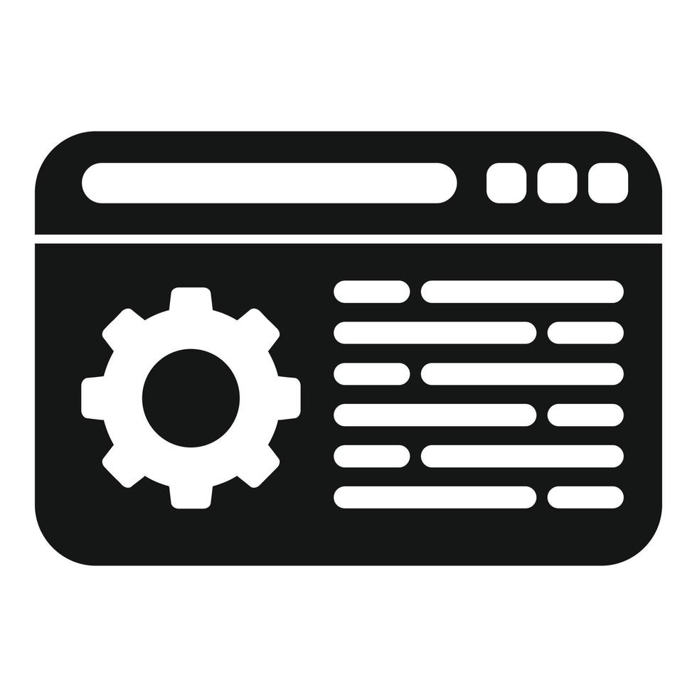 Web guide icon simple vector. Business paper vector