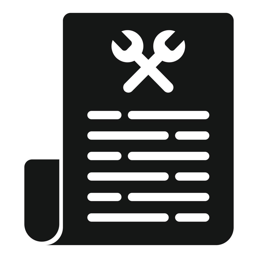 Product paper page icon simple vector. Business manual vector