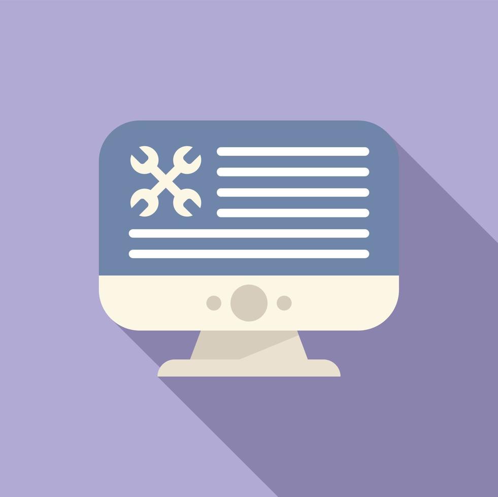 Gear pc manual icon flat vector. Paper page 20247208 Vector Art at Vecteezy