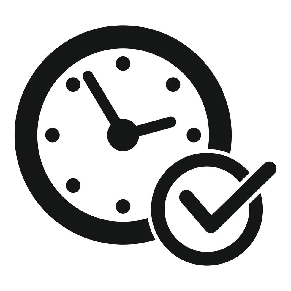 Time purpose icon simple vector. Social passion vector
