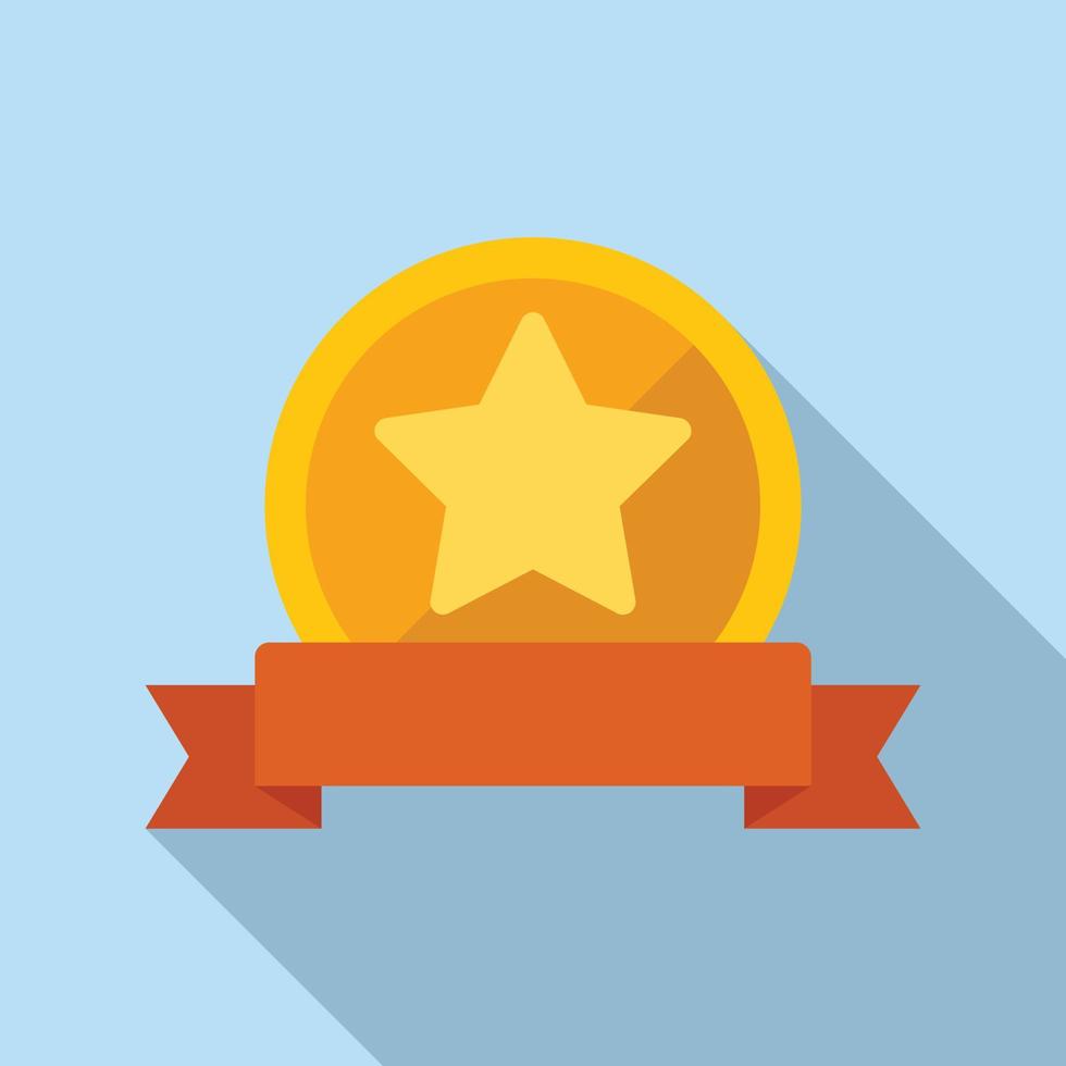 Star brand ambassador icon flat vector. Social media vector