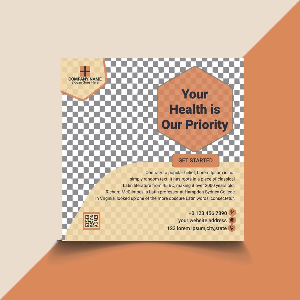 creative social media banner design template vector