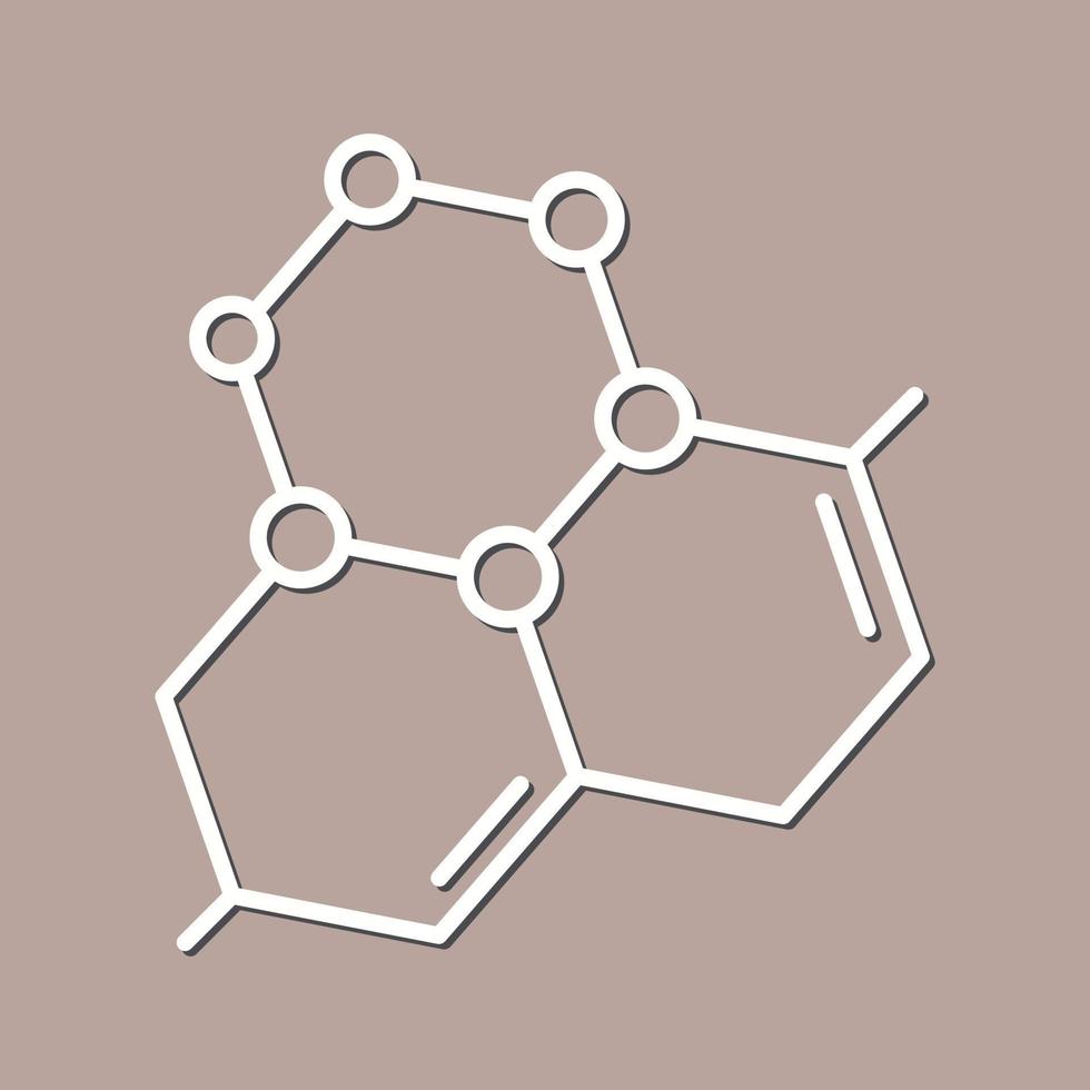 icono de vector de molécula