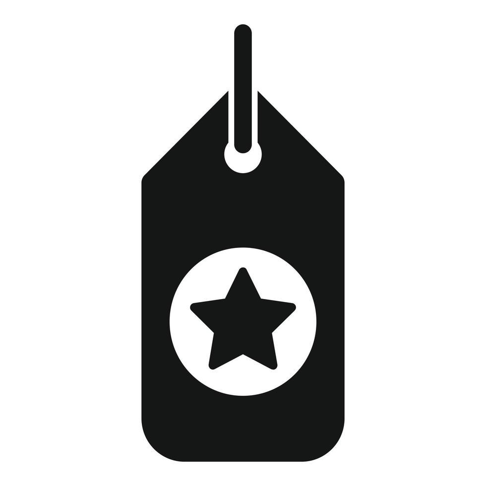 Brand ambassador tag icon simple vector. Social media vector
