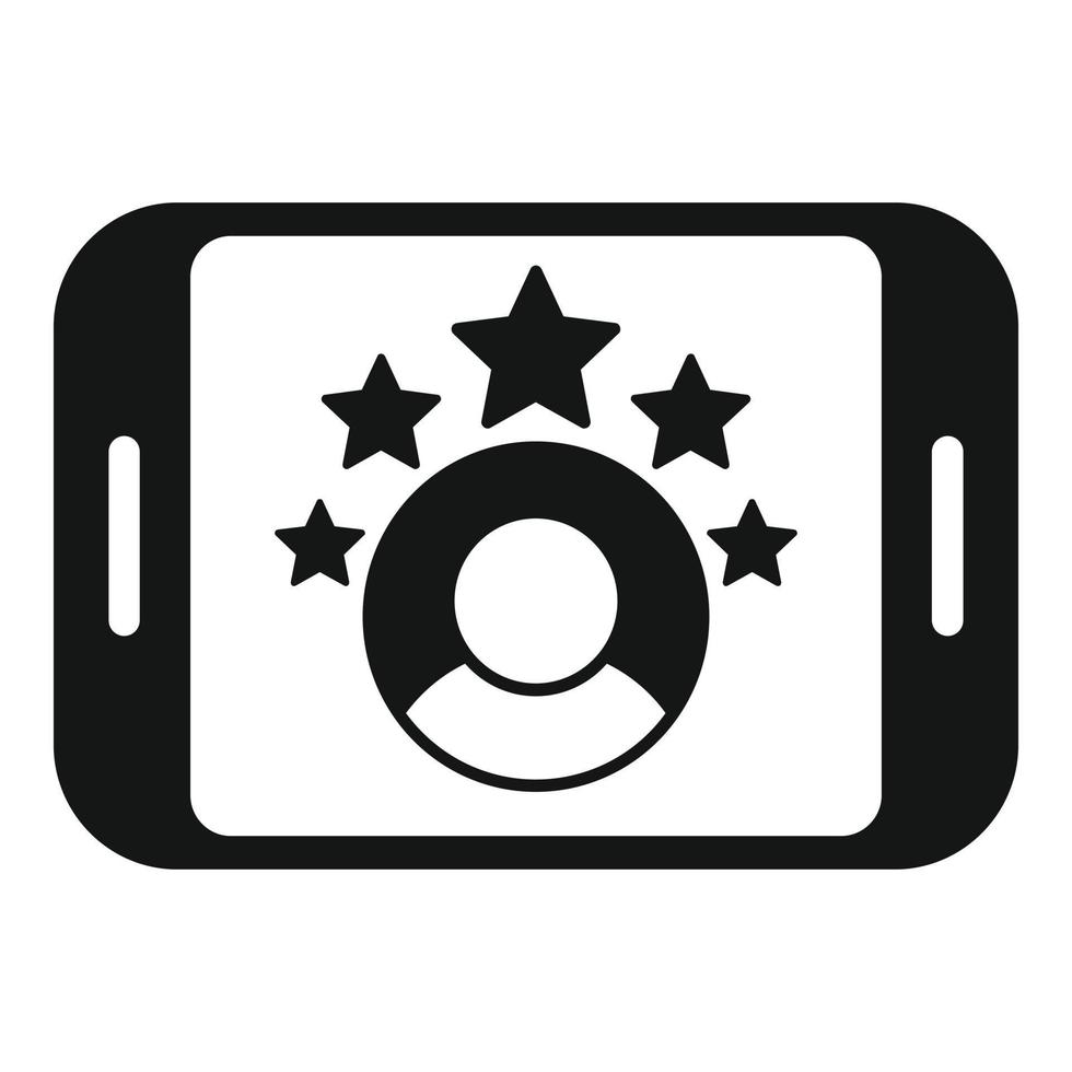 Top review icon simple vector. Online award vector