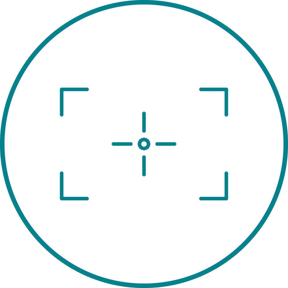 Unique Focus Vector Icon