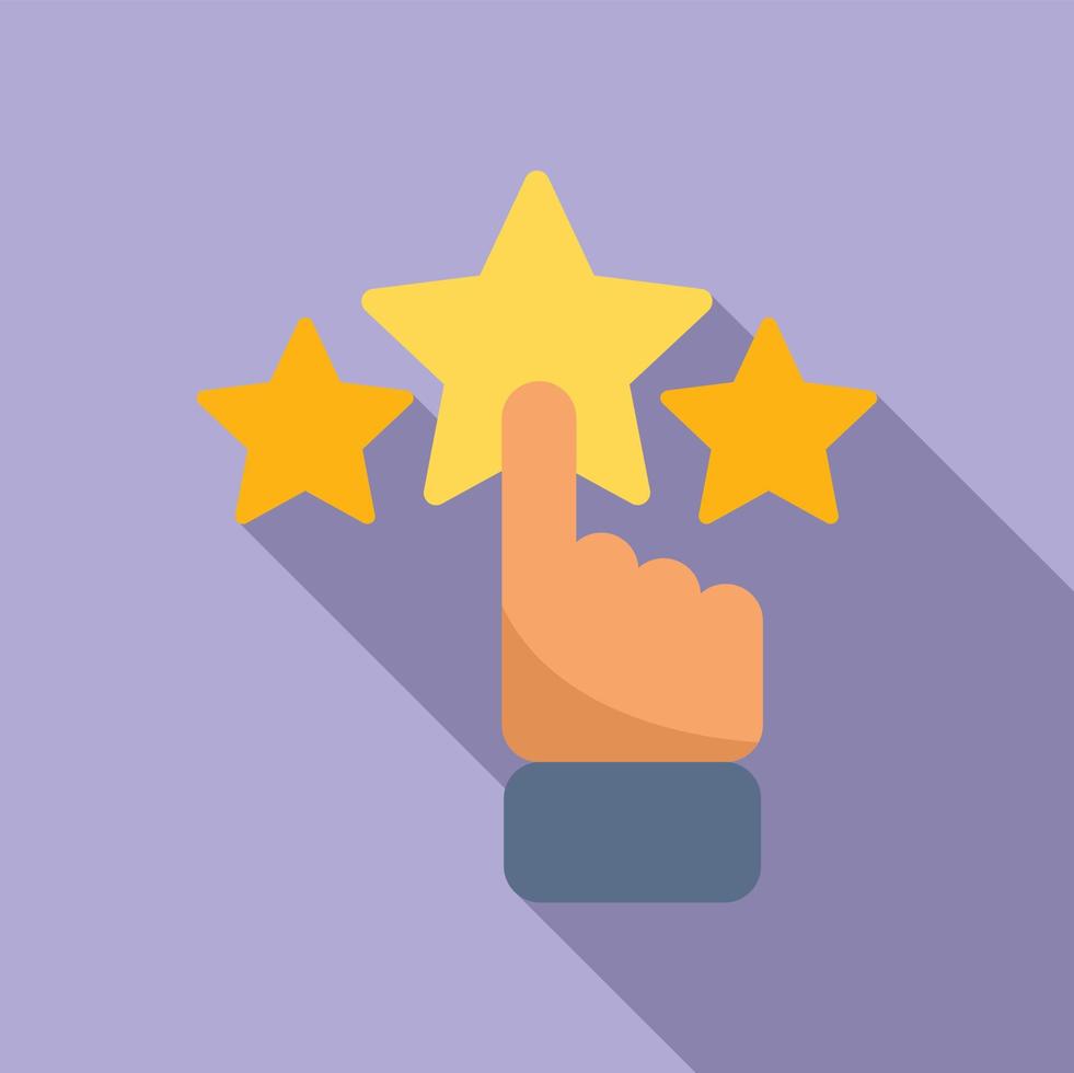 Ranking star icon flat vector. Medal winner vector