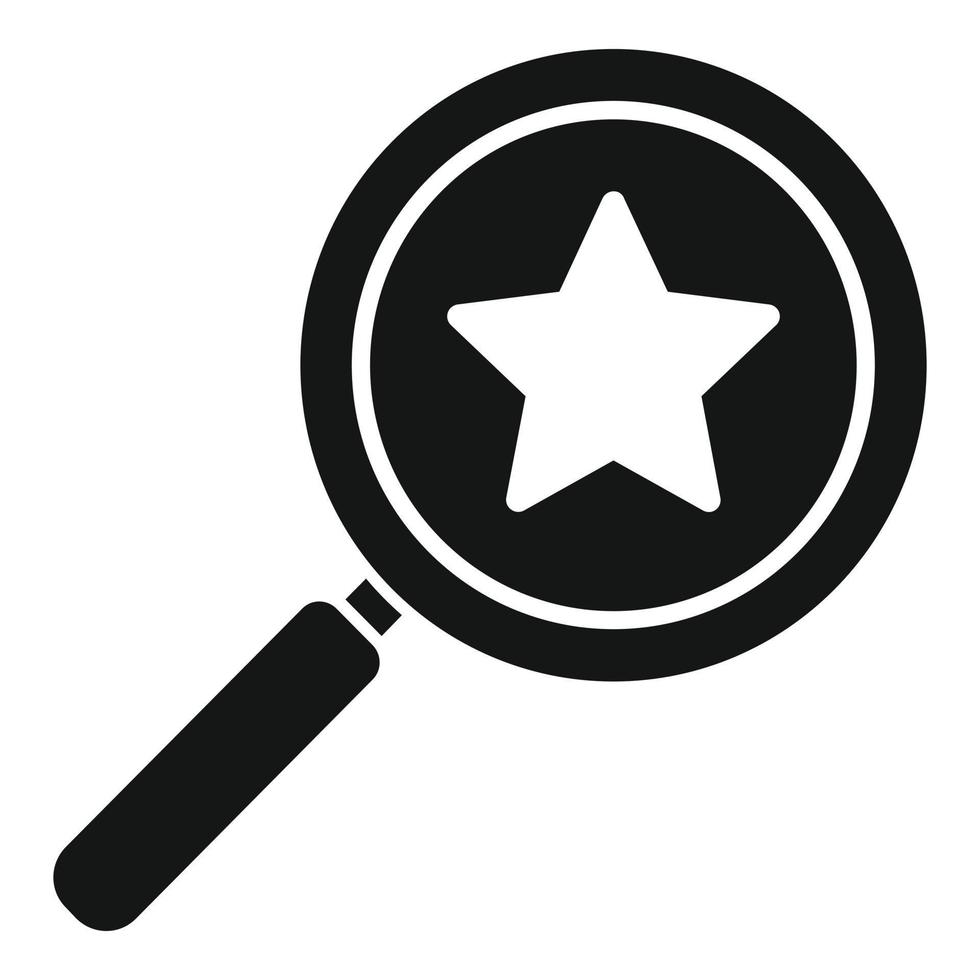 Search reward icon simple vector. Best rank vector