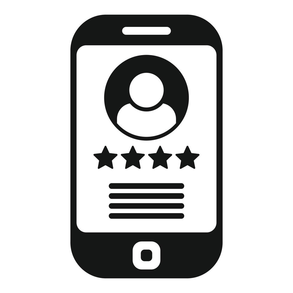 Smartphone ranking icon simple vector. Medal trophy vector