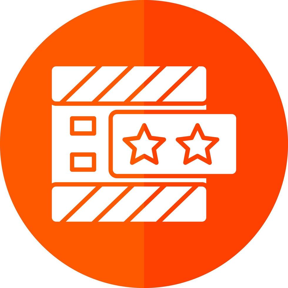 Movie Review Vector Icon Design