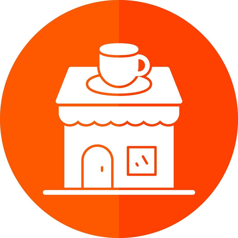 Coffee Shop Vector Icon Design