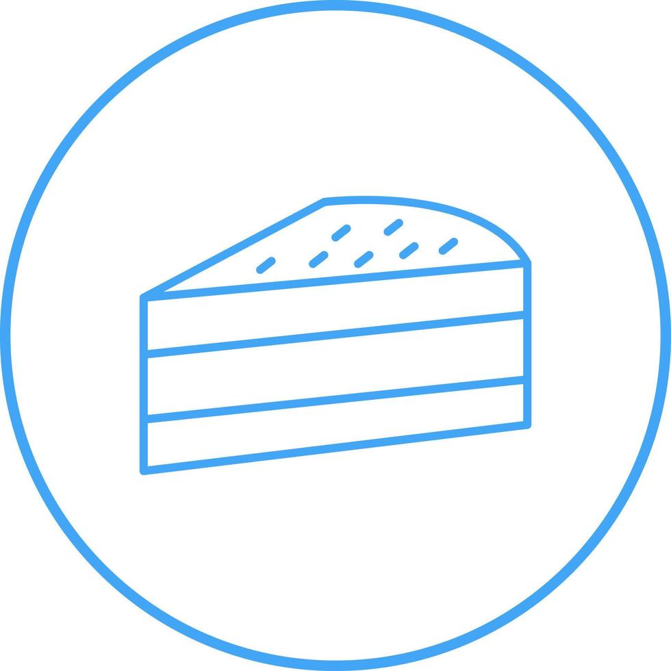 Cake Slice Vector Icon