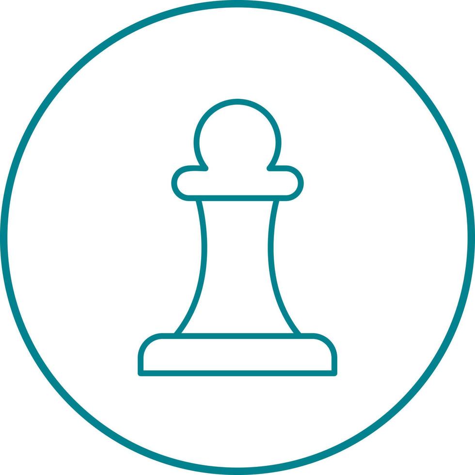 Unique Pawn Vector Icon