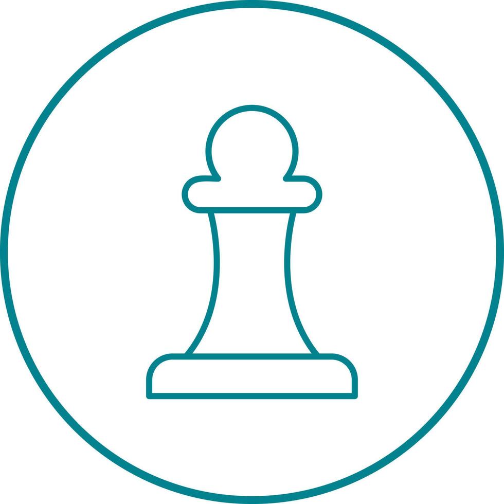 Unique Pawn Vector Icon