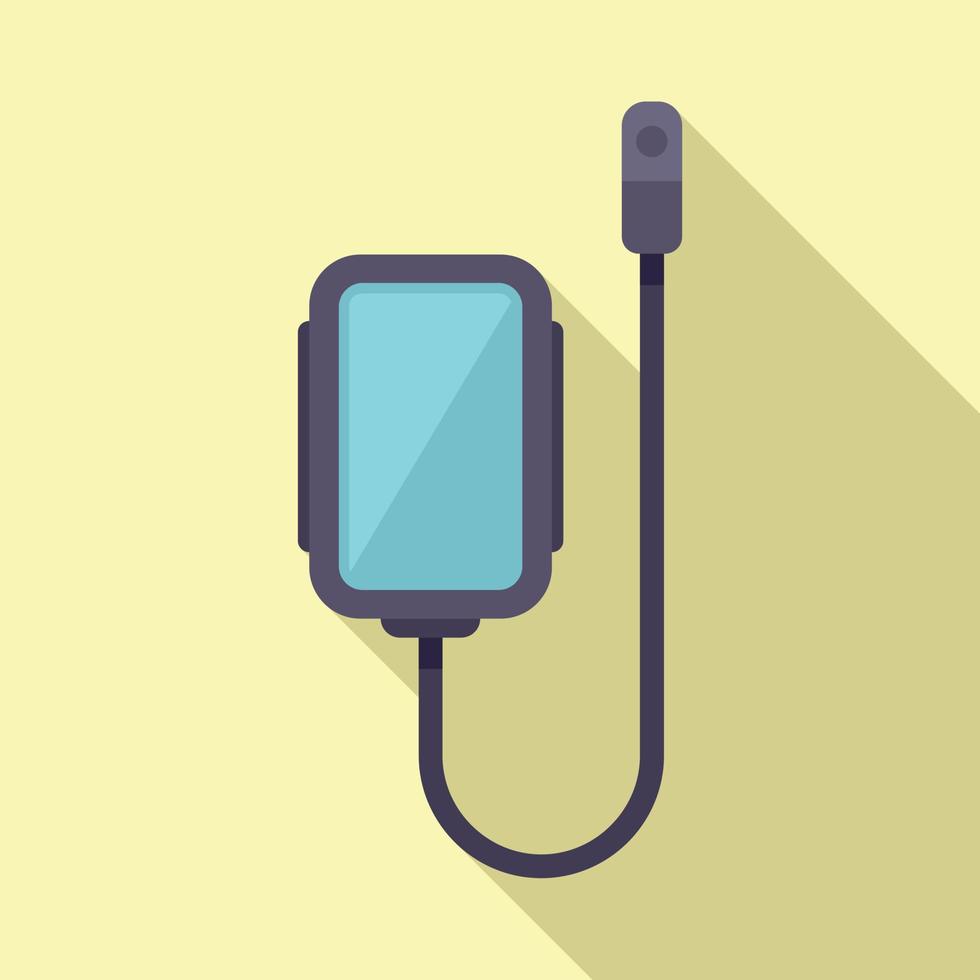 Gastroscope icon flat vector. Medical camera vector