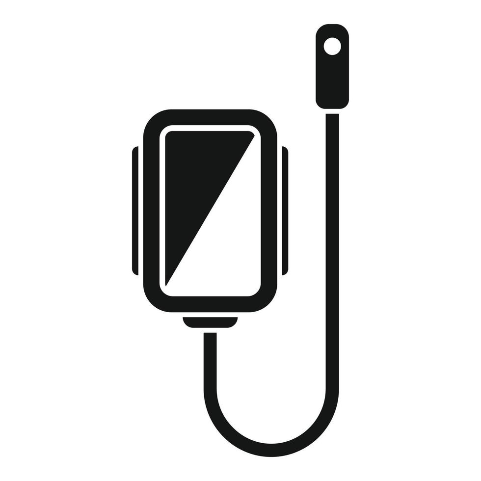 Gastroscope icon simple vector. Medical camera vector