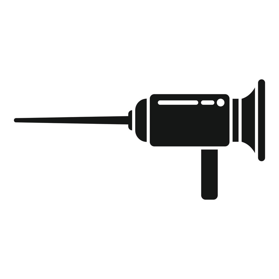 Gastroscopy icon simple vector. Medical endoscope vector