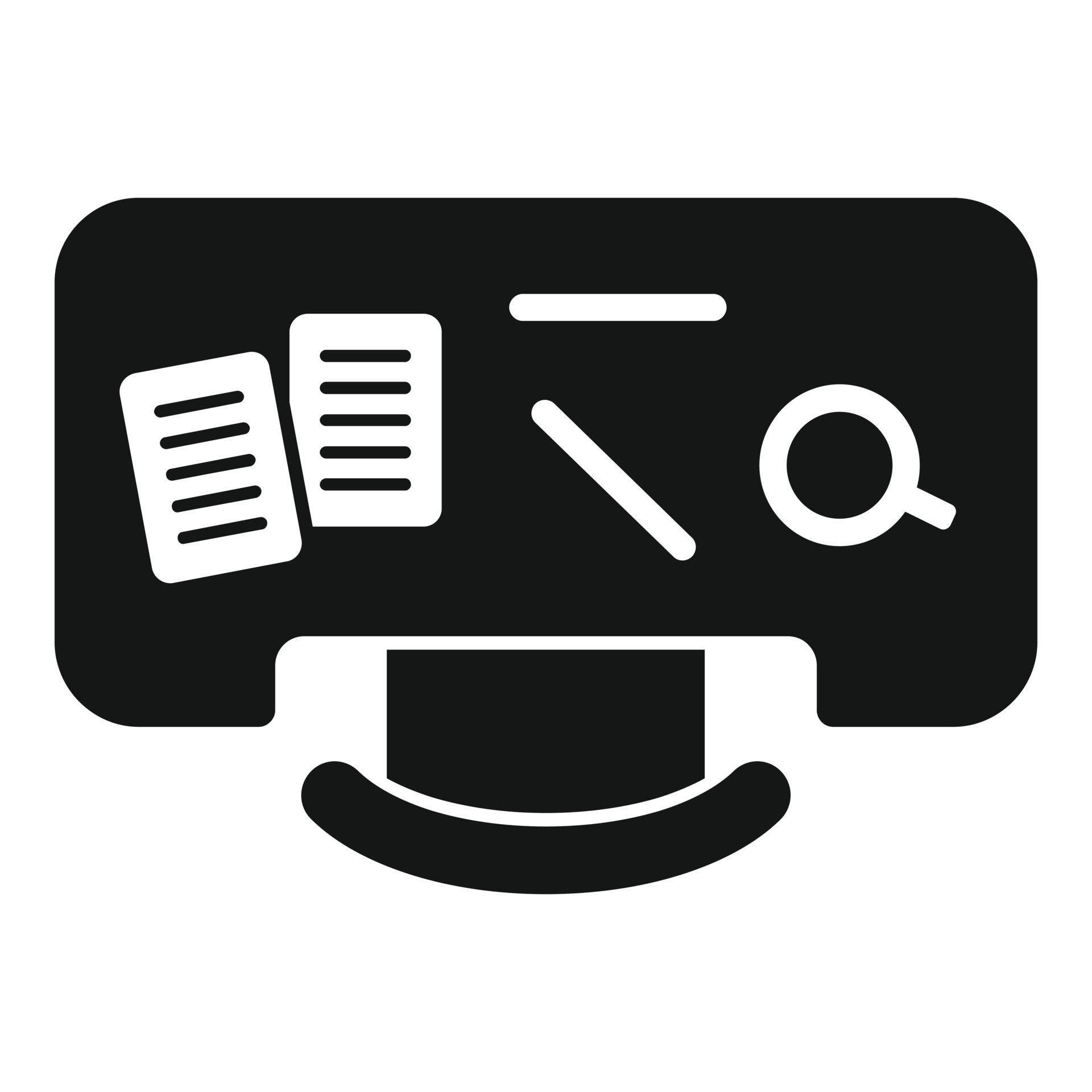 Top view ergonomic workplace icon simple vector. Office table 20248531