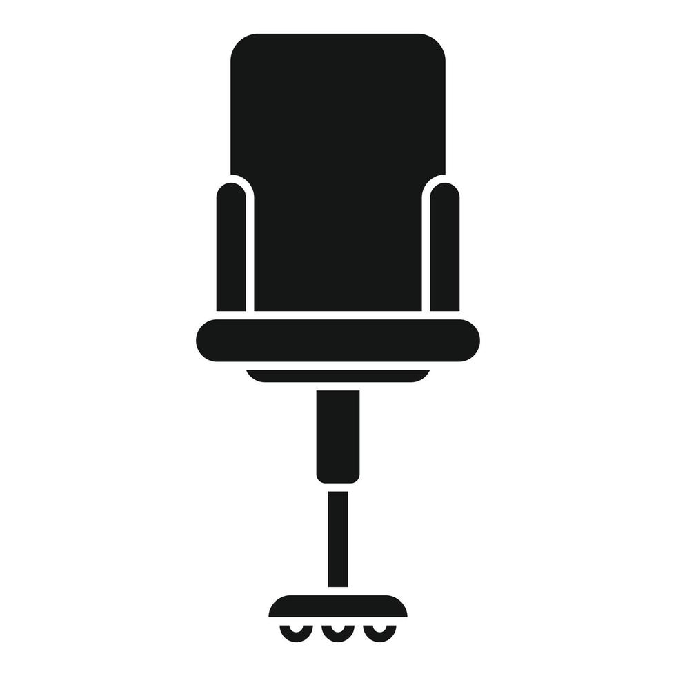 Ergonomic chair icon simple vector. Office table vector