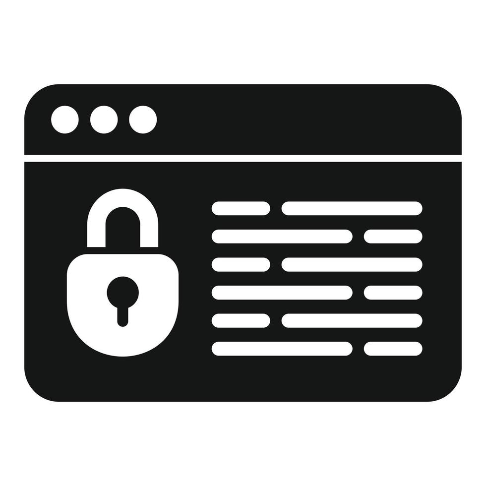 Web SSL certificate icon simple vector. Safe data vector