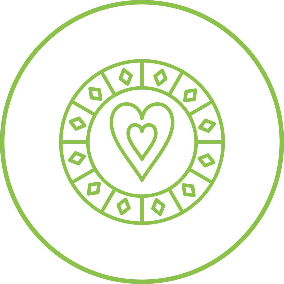 Heart Chip Vector Icon