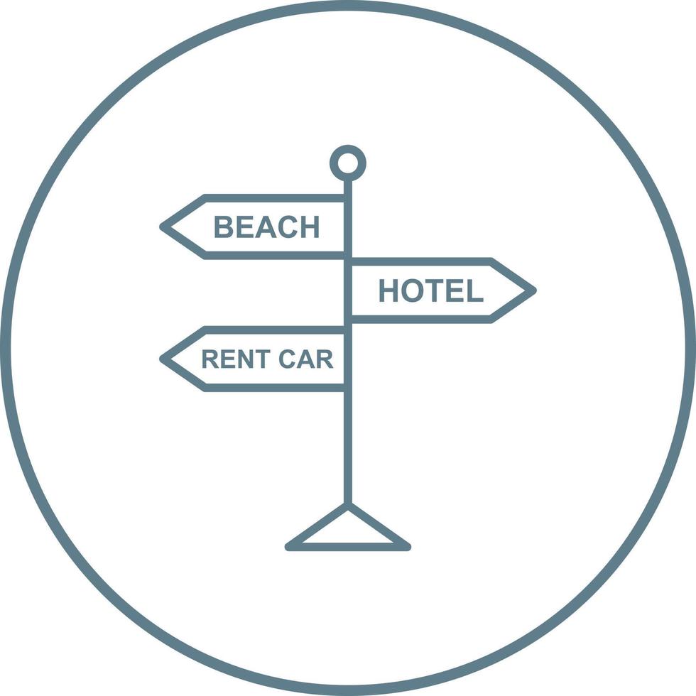 Signboard Vector Icon
