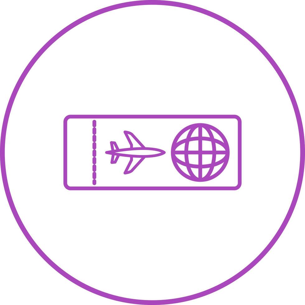 Plane Tickets Vector Icon