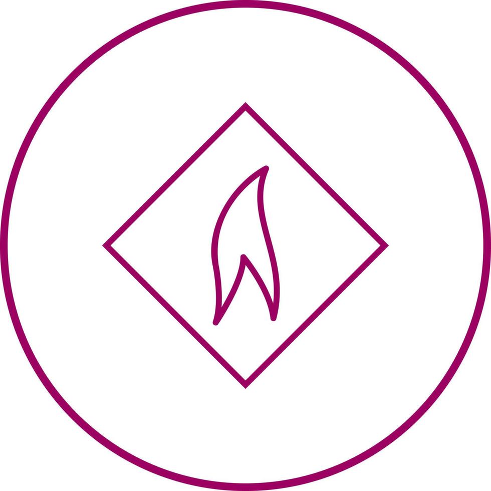 Flammable Material Vector Icon