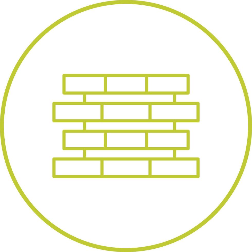 Unique Bricks Vector Icon