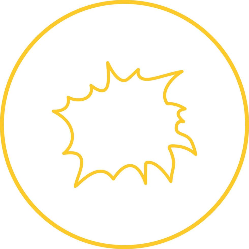 Unique Explosion Vector Icon
