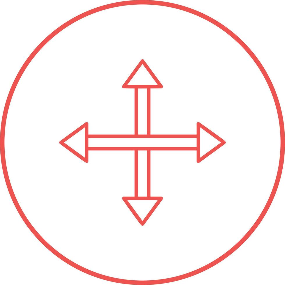Unique Move Vector Icon