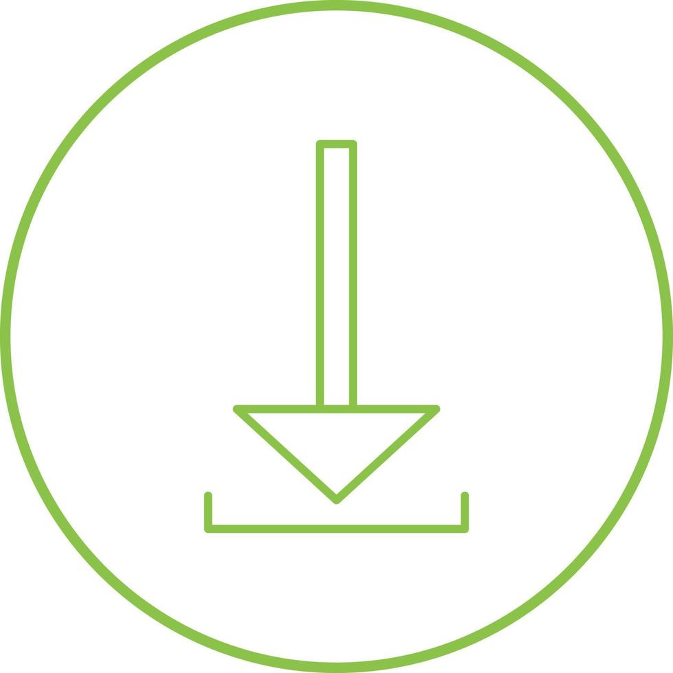 Unique Download Vector Icon