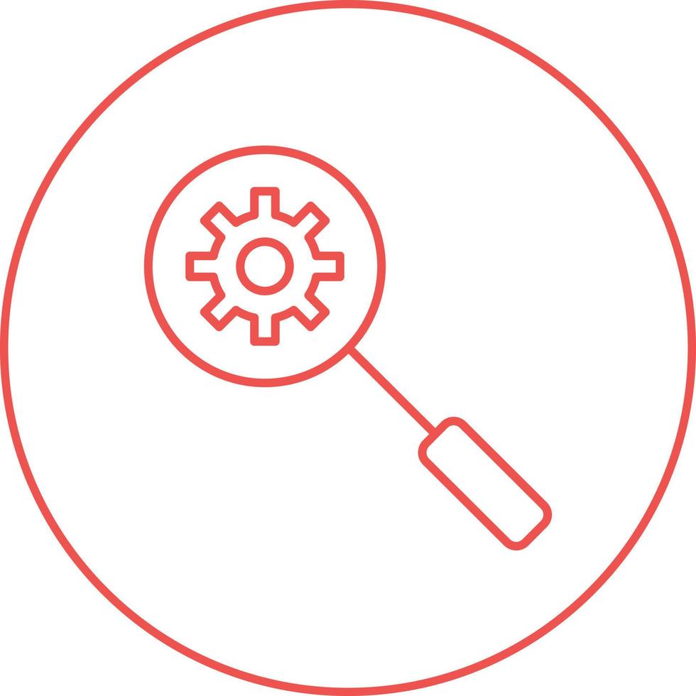 Unique Search Engine Optimizati Vector Icon