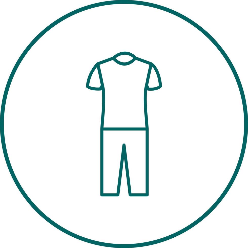 Pyjamas Suit Vector Icon