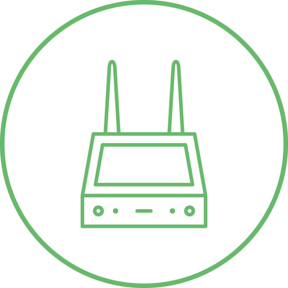 Unique Router Vector Icon