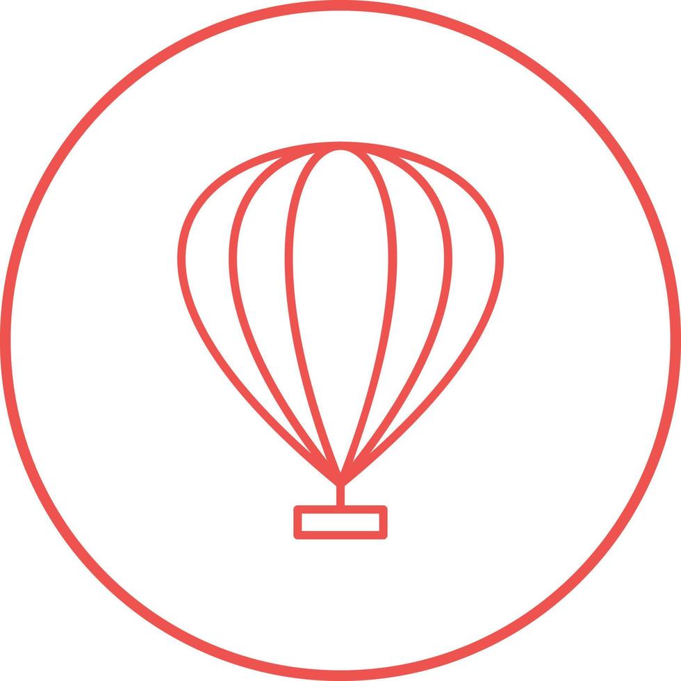 Hot Air Balloon Vector Icon