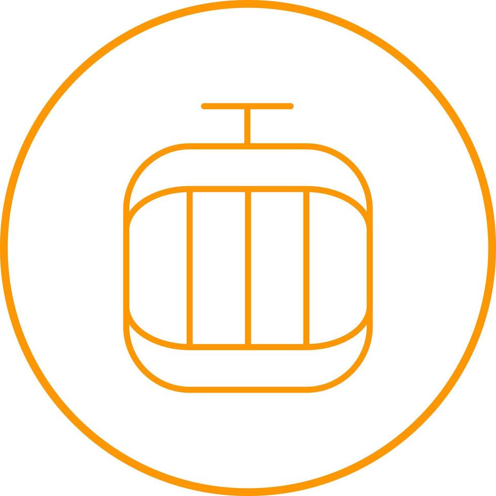 Cable Car Vector Icon